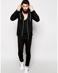 schwarzes Trägershirt von Asos