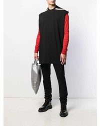 schwarzes Trägershirt von Rick Owens