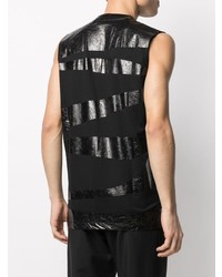 schwarzes Trägershirt von DSQUARED2