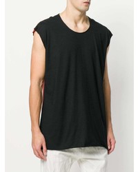 schwarzes Trägershirt von Ann Demeulemeester