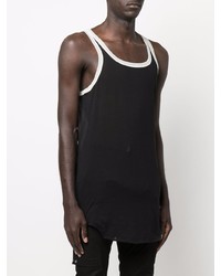 schwarzes Trägershirt von Rick Owens