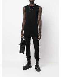 schwarzes Trägershirt von Rick Owens