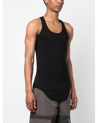 schwarzes Trägershirt von Rick Owens DRKSHDW