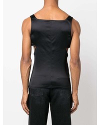 schwarzes Trägershirt von Courrèges