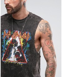 schwarzes Trägershirt von Asos