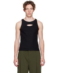 schwarzes Trägershirt von Dion Lee