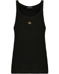 schwarzes Trägershirt von Dolce & Gabbana