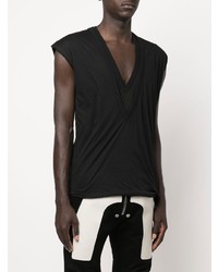 schwarzes Trägershirt von Rick Owens