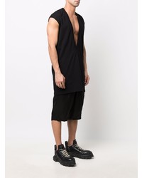 schwarzes Trägershirt von Rick Owens