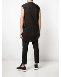 schwarzes Trägershirt von Rick Owens DRKSHDW