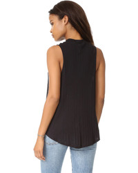 schwarzes Trägershirt von Free People