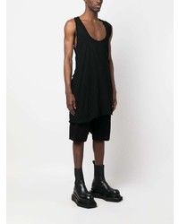 schwarzes Trägershirt von Rick Owens