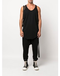 schwarzes Trägershirt von Rick Owens DRKSHDW