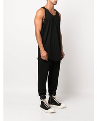 schwarzes Trägershirt von Rick Owens DRKSHDW