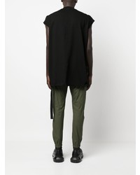 schwarzes Trägershirt von Rick Owens DRKSHDW