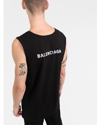 schwarzes Trägershirt von Balenciaga