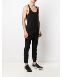 schwarzes Trägershirt von Rick Owens DRKSHDW