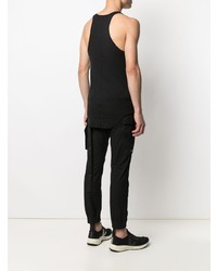 schwarzes Trägershirt von Rick Owens DRKSHDW