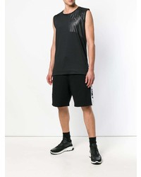 schwarzes Trägershirt von Plein Sport