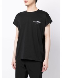 schwarzes Trägershirt von Balmain