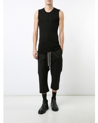 schwarzes Trägershirt von Rick Owens