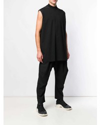 schwarzes Trägershirt von Rick Owens