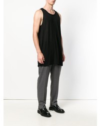 schwarzes Trägershirt von Rick Owens