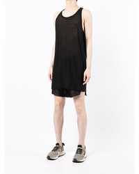 schwarzes Trägershirt von Rick Owens