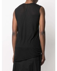 schwarzes Trägershirt von Rick Owens