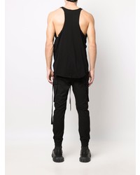 schwarzes Trägershirt von Rick Owens DRKSHDW