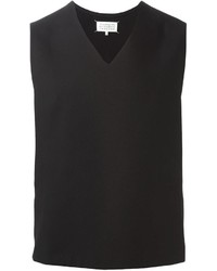 schwarzes Trägershirt von Maison Margiela