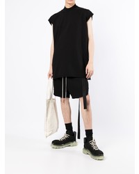 schwarzes Trägershirt von Rick Owens DRKSHDW