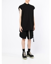 schwarzes Trägershirt von Rick Owens DRKSHDW