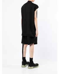 schwarzes Trägershirt von Rick Owens DRKSHDW