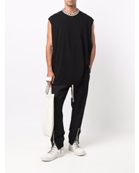 schwarzes Trägershirt von Rick Owens