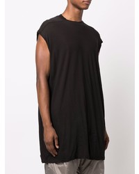 schwarzes Trägershirt von Rick Owens DRKSHDW