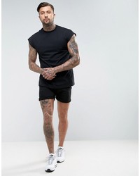 schwarzes Trägershirt von Asos