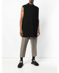 schwarzes Trägershirt von Rick Owens