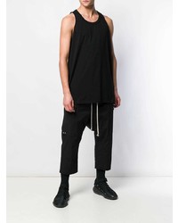 schwarzes Trägershirt von Rick Owens