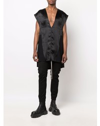 schwarzes Trägershirt von Rick Owens