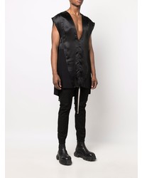 schwarzes Trägershirt von Rick Owens