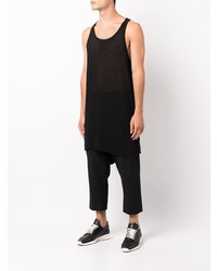 schwarzes Trägershirt von Rick Owens