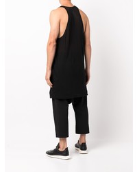 schwarzes Trägershirt von Rick Owens