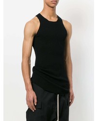 schwarzes Trägershirt von Rick Owens