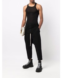 schwarzes Trägershirt von Rick Owens