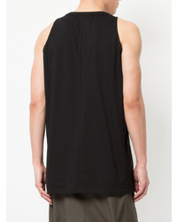 schwarzes Trägershirt von Rick Owens