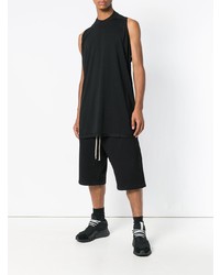 schwarzes Trägershirt von Rick Owens DRKSHDW