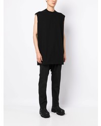 schwarzes Trägershirt von Rick Owens