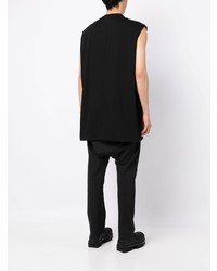 schwarzes Trägershirt von Rick Owens