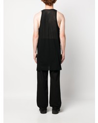 schwarzes Trägershirt von Rick Owens